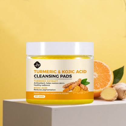 Turmeric & Kojic Acid Cleansing Pads — 60 Pads
