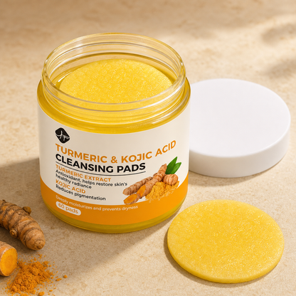 Turmeric & Kojic Acid Cleansing Pads — 60 Pads