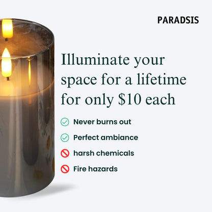 PARADSIS™ Flameless Candles – Where Enchantment Meets Elegance in Every Flicker.